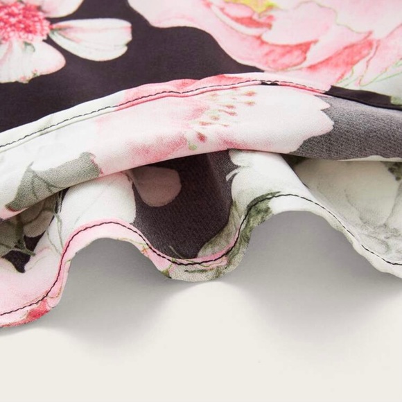 SHEIN Plus Floral Print Asymmetrical Cami Dress - Picture 5 of 5